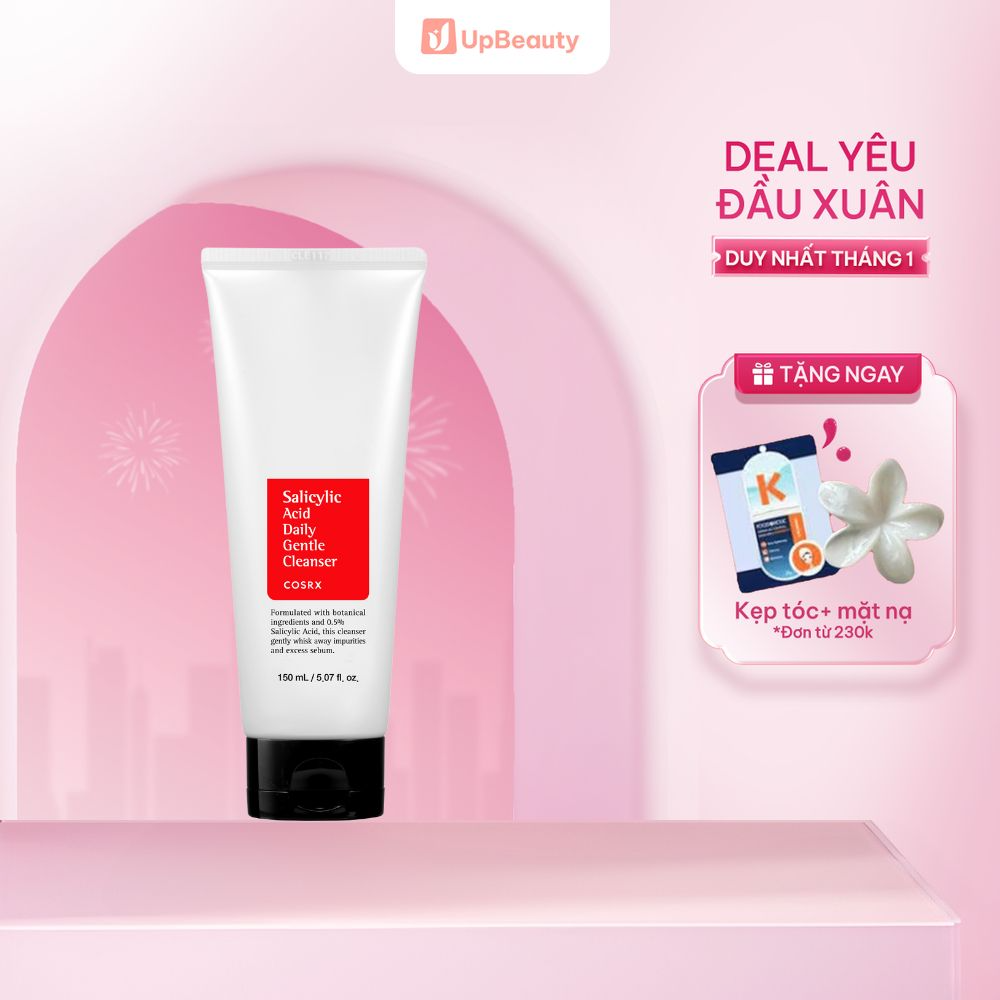 Sữa rửa mặt COSRX Salicylic Acid Daily Gentle Cleanser dịu nhẹ