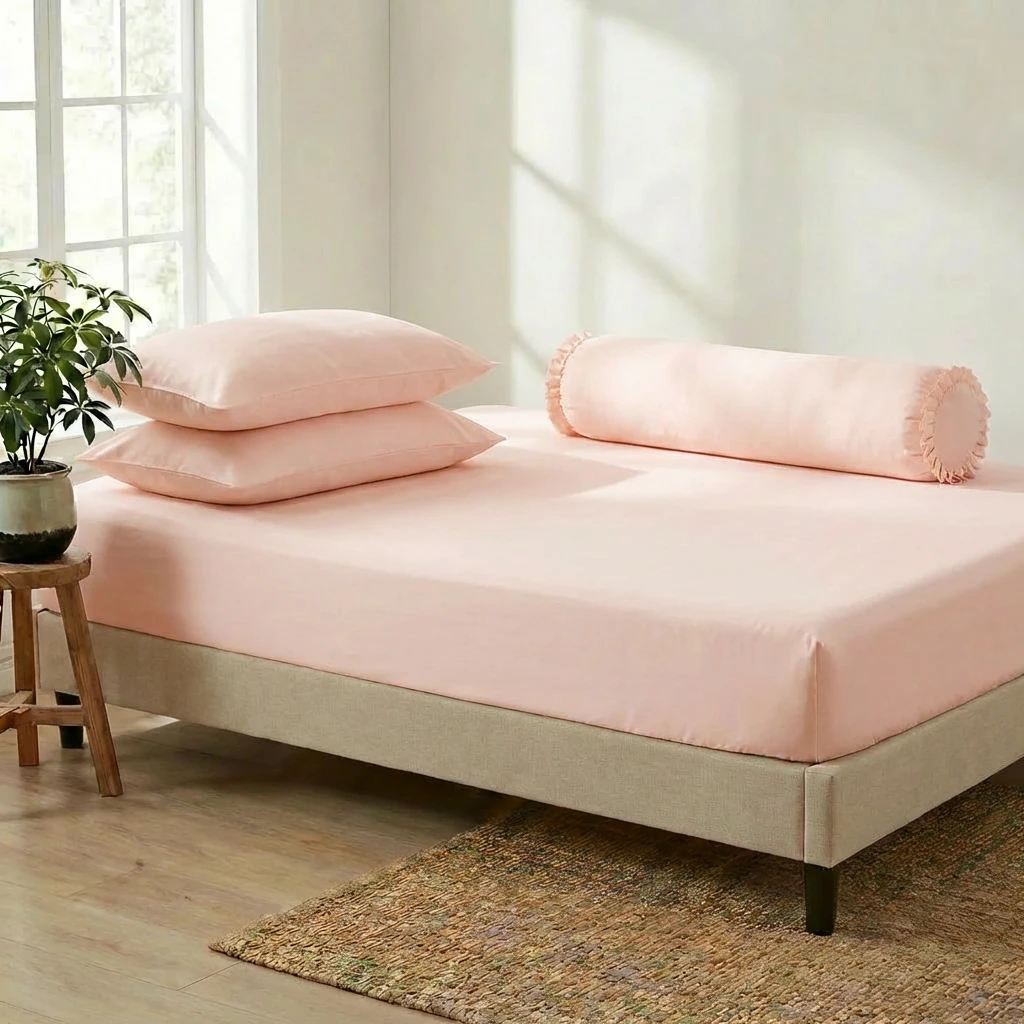 Bộ ga gối cotton satin 5 món