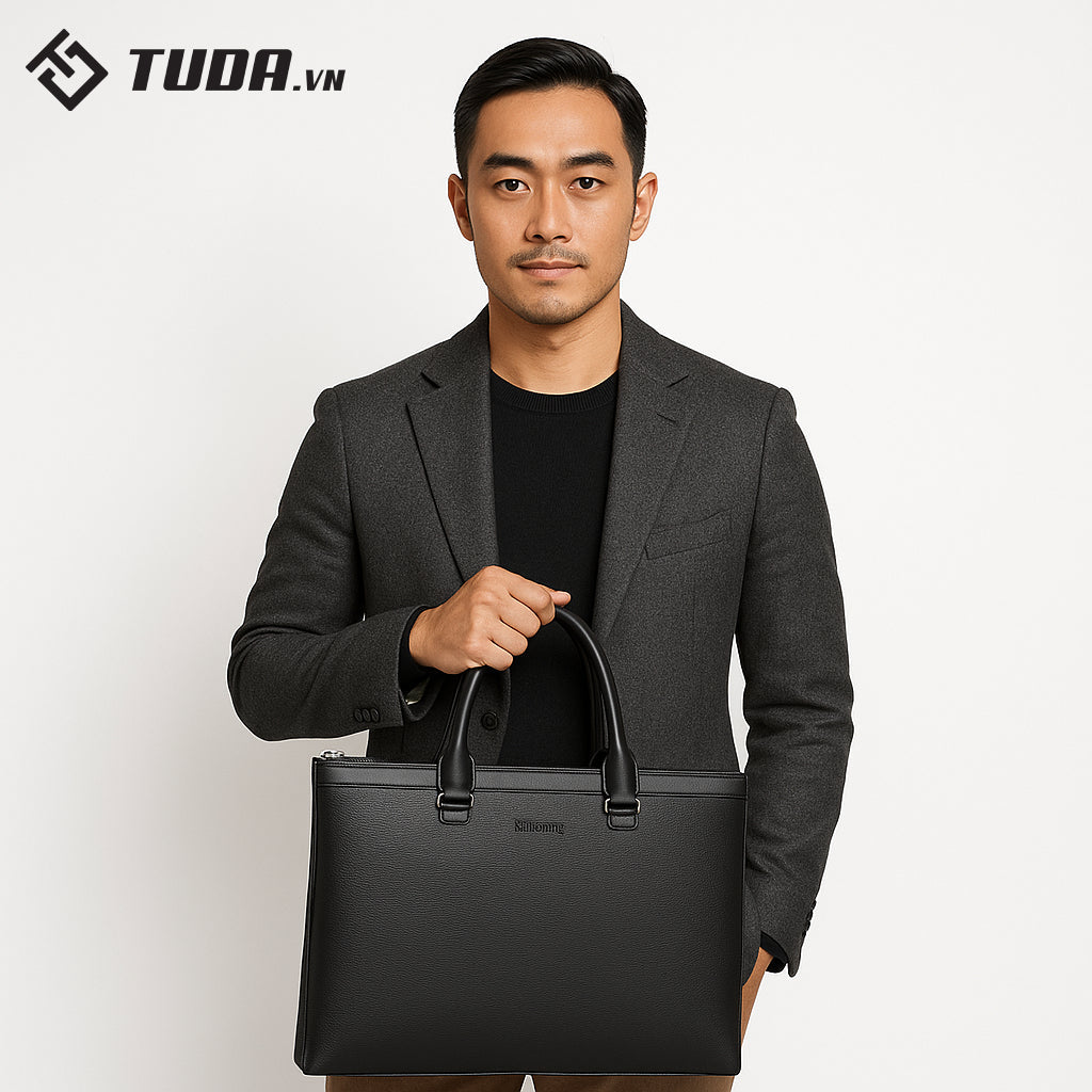 Cặp công sở da thật Business Elite