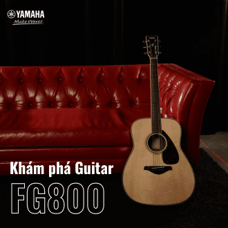 Đàn guitar Yamaha FG800 gỗ nguyên tấm