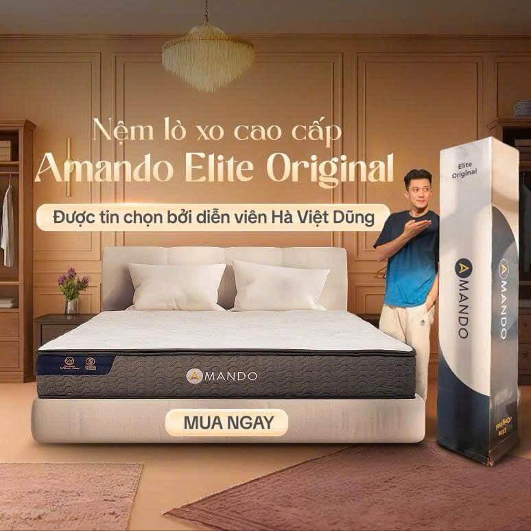 Nệm lò xo túi độc lập 1m8 Luxury Sleep