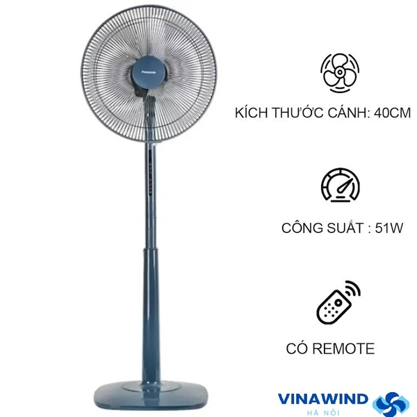 Quạt cây Panasonic F-409K điều khiển từ xa