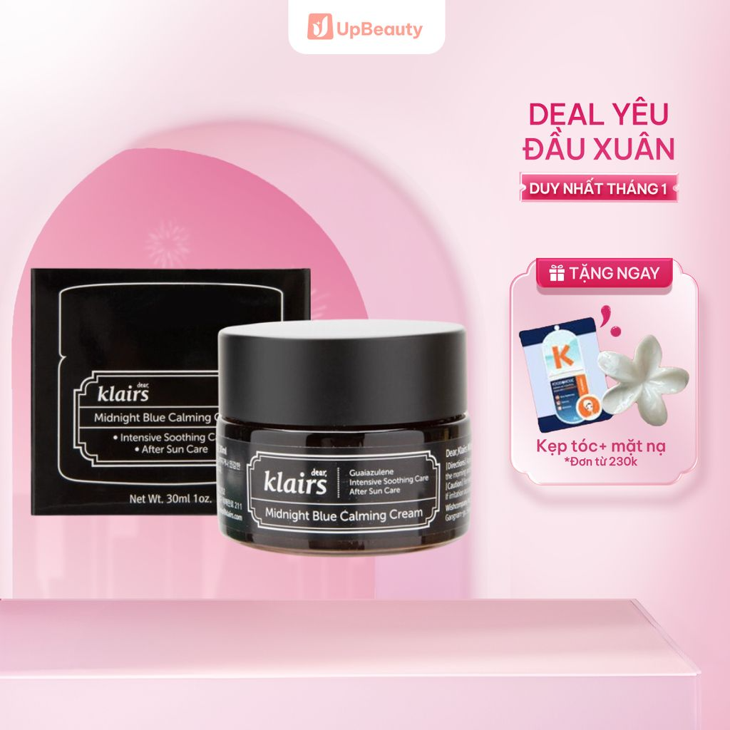Kem Dưỡng Phục Hồi Klairs Midnight Blue Calming Cream Cấp Ẩm Làn Da 30ml