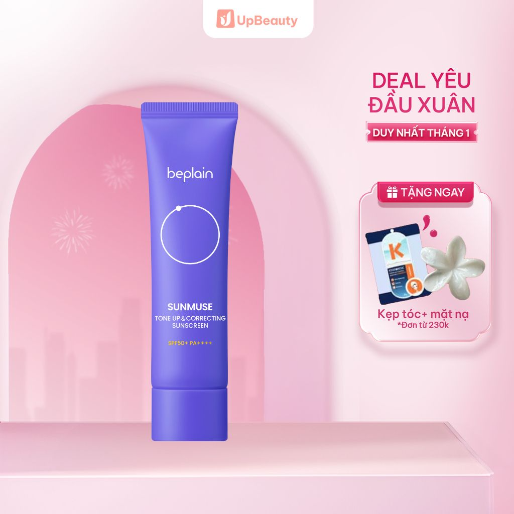 Kem Chống Nắng Nâng Tone BEPLAIN Sunmuse Tone
